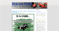 Desktop Screenshot of bitacora.kcslot.com