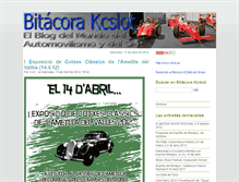Tablet Screenshot of bitacora.kcslot.com